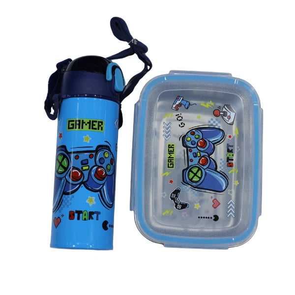 Stainless Steel Lunch Box With Water Bottle Set