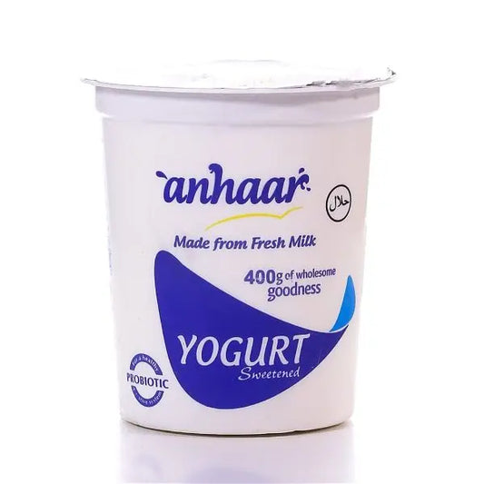 Anhaar Sweetened Yogurt 400Gm