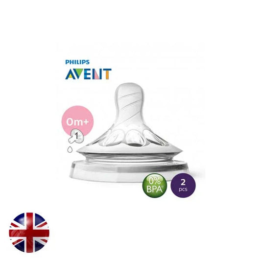 Green Valley Avent Natural II Teat Newborn Om+1H pk2 Greenvalley