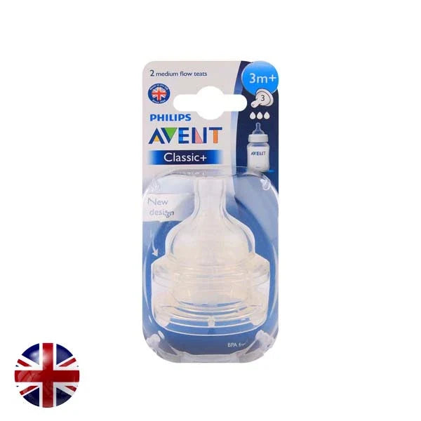 Green Valley Avent Philips Classic 2 Medium Flow Teats 3M+ Greenvalley