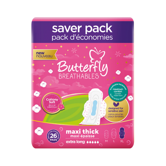 Butterfly Breathables Maxi XL 26 Pads