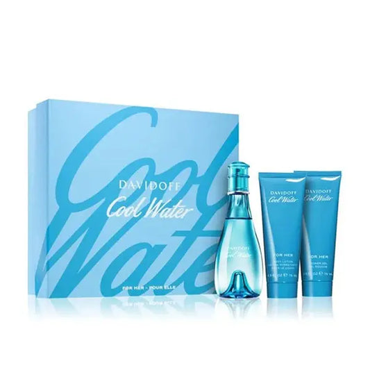 Davidoff Cool Water Lady Edt 100ml+75ml+BL Set