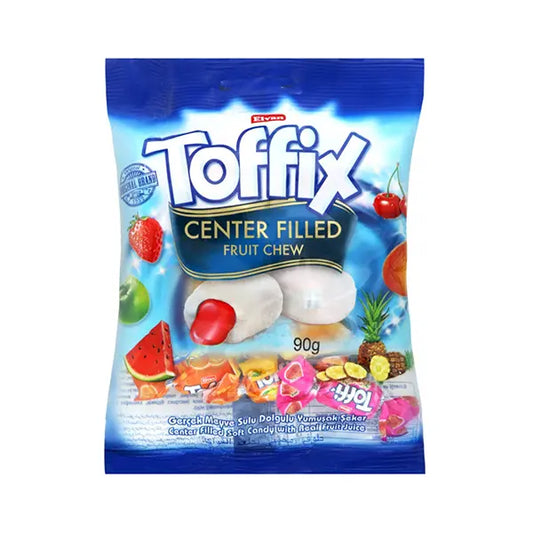 Elvan Toffix Apple Center Filled Fruit Chew 90G