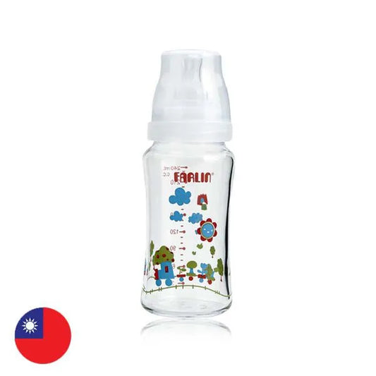 Green Valley Farlin Wide Neck Glass Feedar 240ML ABB-B001-24 Greenvalley