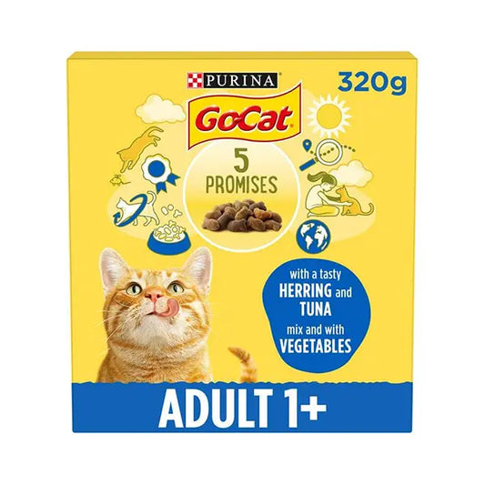 Gocat Food Dry Herring Tuna & Vegetable 340gm