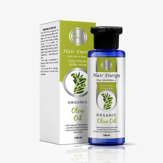 Hair Energy Cold Pressed Extra Virgin Organic Olive Oil 100m