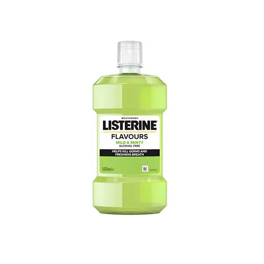 Listerine Mouth Wash Mild & Minty Alcohol Free uk 500ml