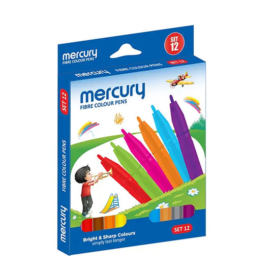 Mercury Fiber Colouring Pen No 1007