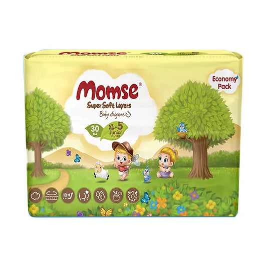 Momse Economy Baby Diapers X-Large 30Pc
