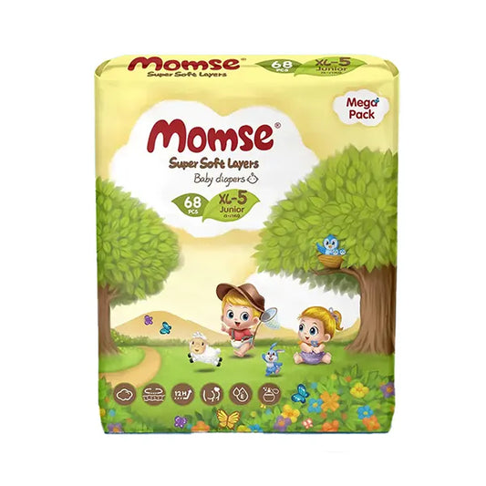 Momse Mega Pack Baby Diapers X-Large 68Pc