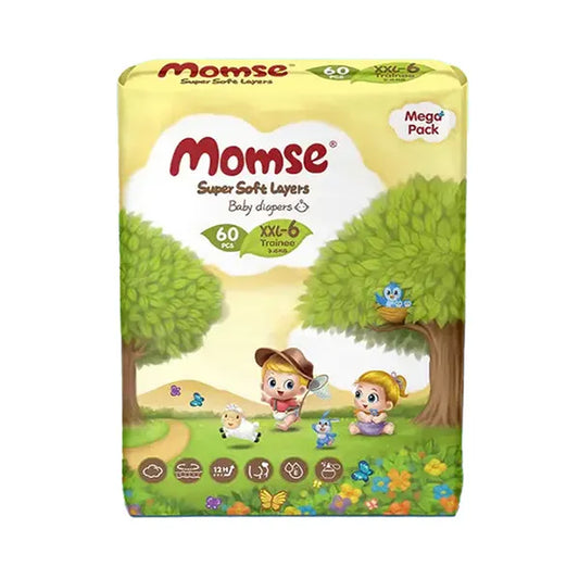 Momse Mega Pack Baby Diapers XX-Large 60Pc