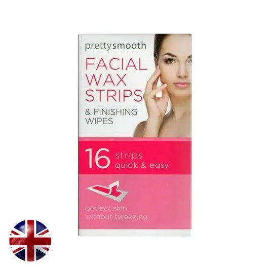 Pretty Smooth Facial Wax Strips 16s'