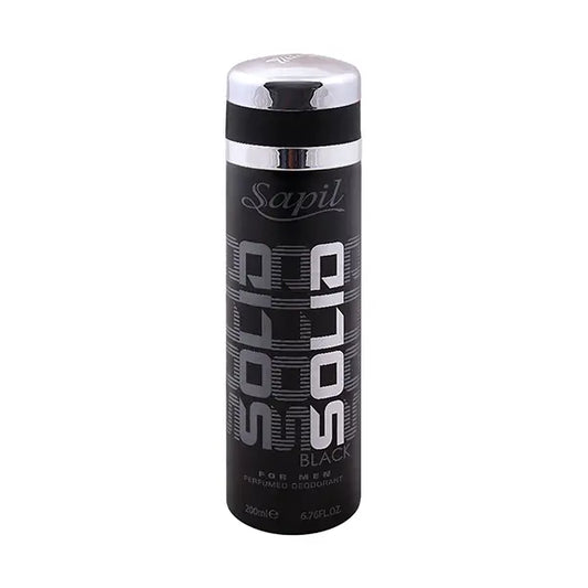 Sapil Solid Black Perfumed Deodorant 200ml