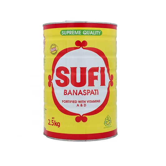 Sufi Banaspati Ghee 2.5Kg Tin