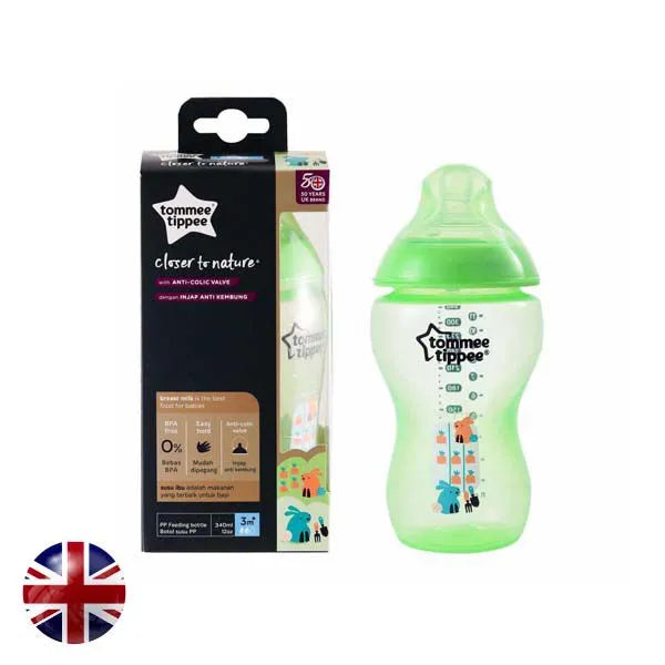 Green Valley Tommee Tippee Close To Nature Tinted Bottle 340ml Greenvalley