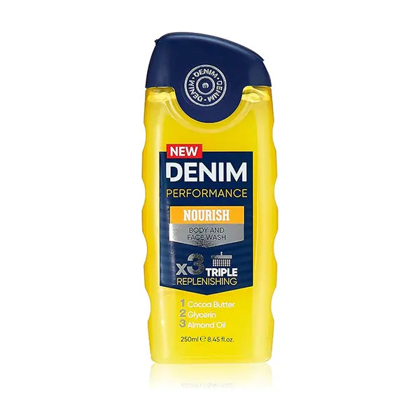 Denim Nourish Body And Face Wash Cocoa Glycerin&Almond 250ml