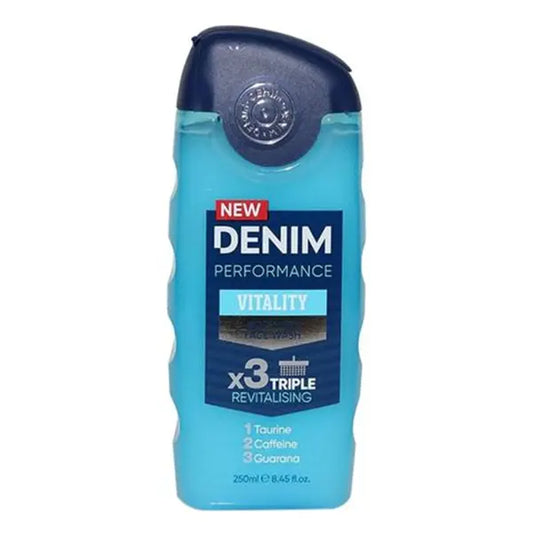 Denim Vitality Body and Face wash 250ml