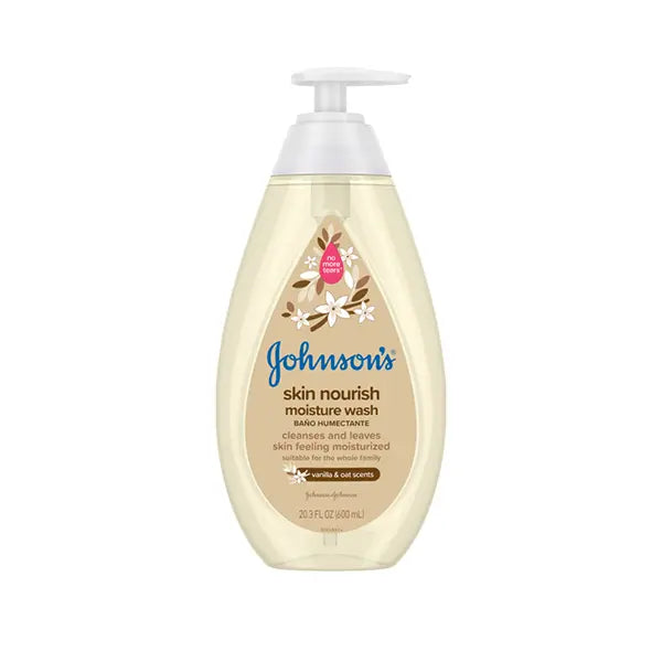 Johnsons Skin Nourish Moisture Wash Vnla&Oat 600ml