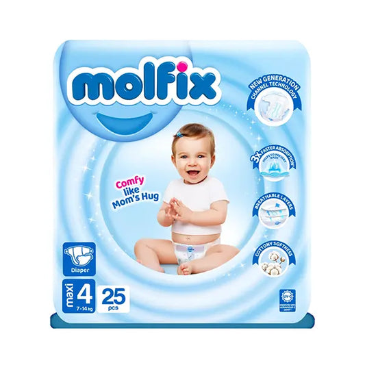 Molfix Diper Maxi 4 (7-14) 25kg
