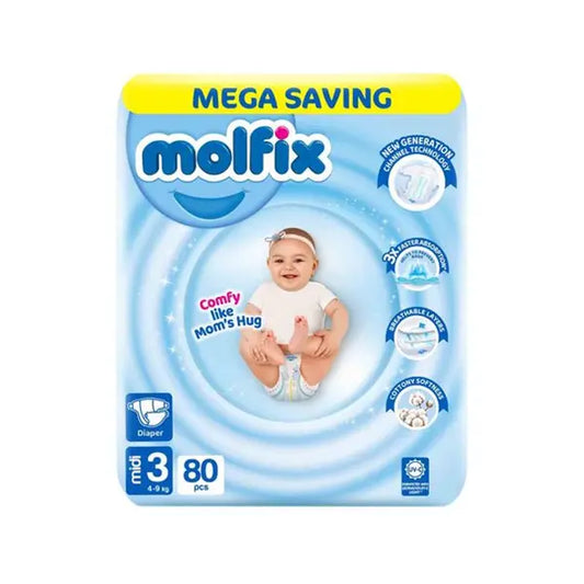 Molfix Midi Mega Saving 80 Pcs