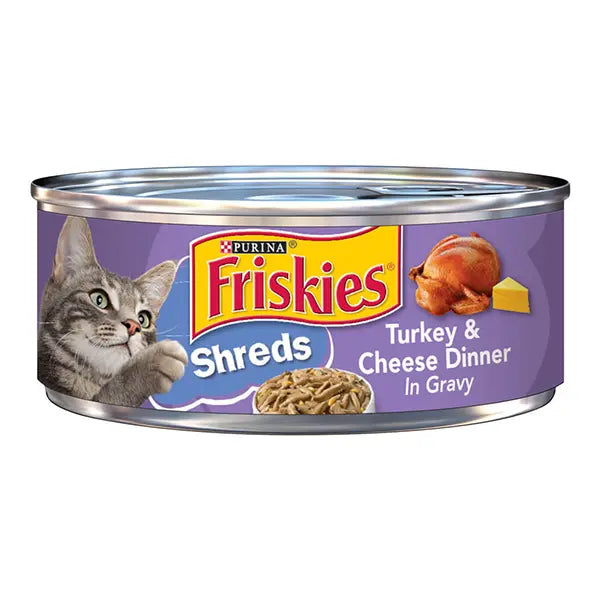 Purina Friskies Turkey & Chicken Dinner With Cheese 156g