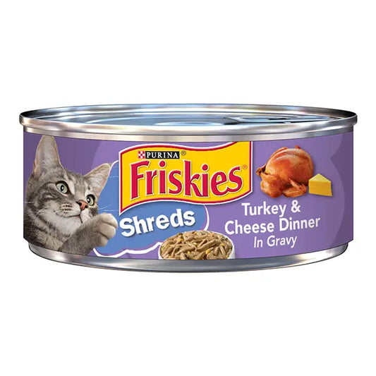 Purina Friskies Turkey & Chicken Dinner With Cheese 156g