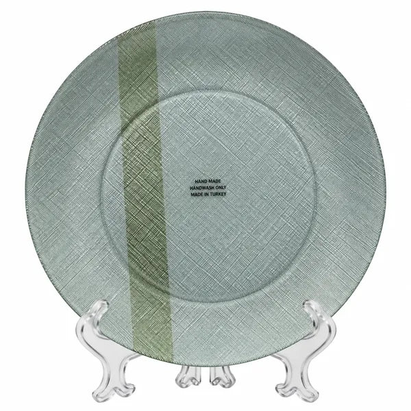 Deco Istanbul Turkish Gold White Plate 19352