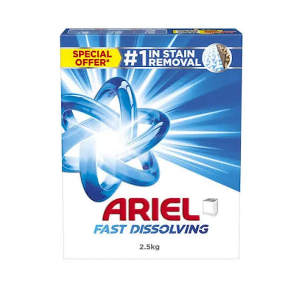 Ariel Detergent Fast Dissolving 2.5kg