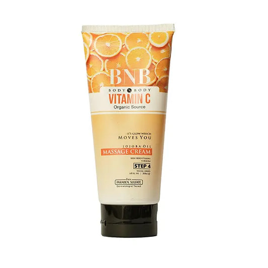 BNB Organic Massage Cream Vitamin C 200ML