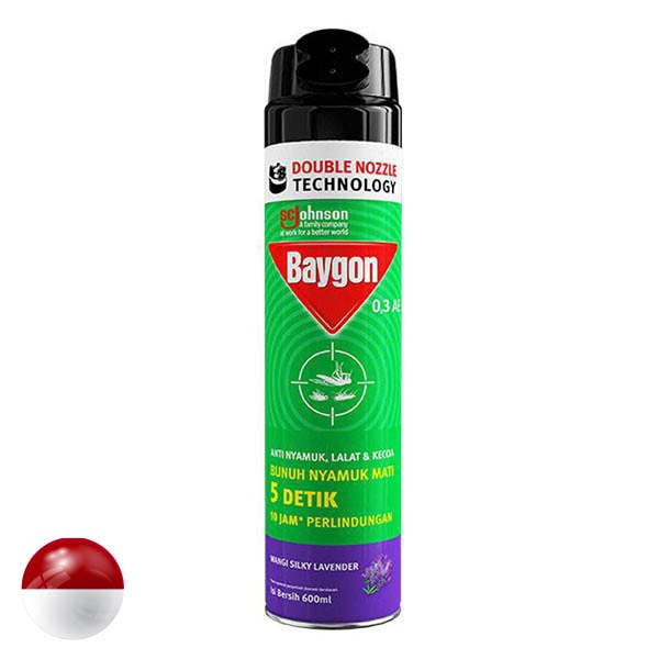 Baygon Aerosol Purple Lavender 600 ML