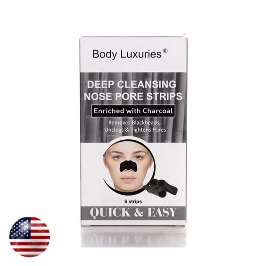 Body Luxury Nose Strips BL-204 6's  Charcoal