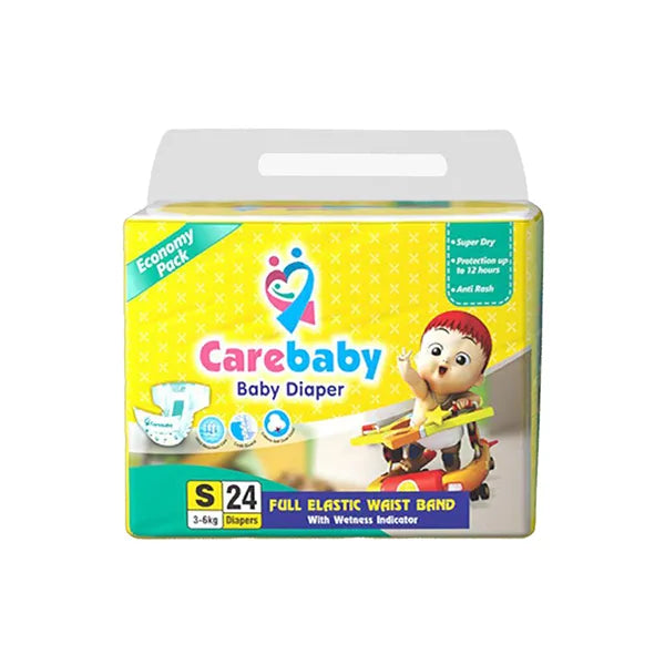 Carebaby Diapers Super Economy Small 24pc