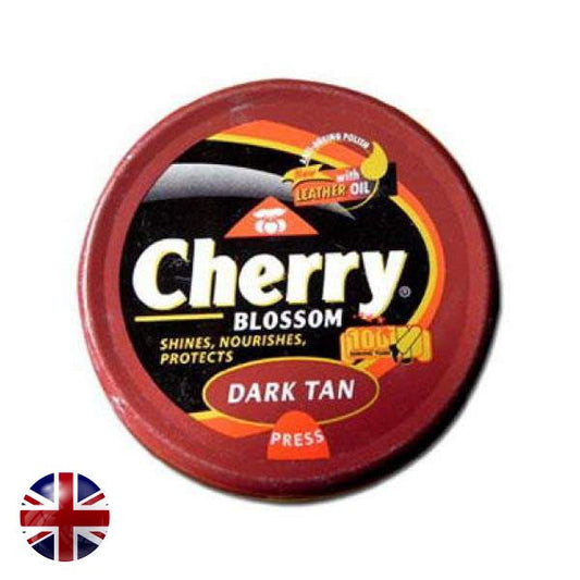 Cherry Blossom Shoe Polish Dark Tan 50Ml