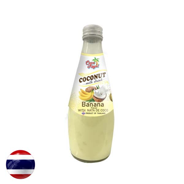 Coco Royal Coconut Milk Drink Banana Flavour 290ml