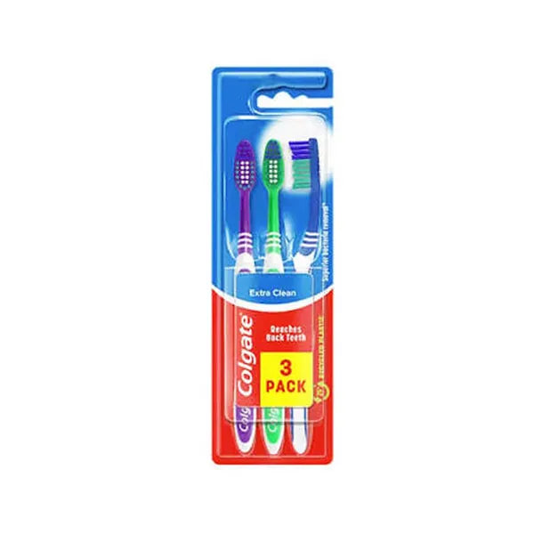 Colgate Extra Clean Tooth Brush Soft Tripple Pack