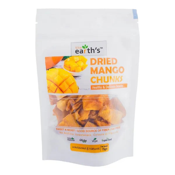 Earth Dried Mango Chunks 75g