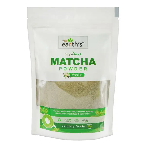 Earth Matcha Powder Vanilla 100g