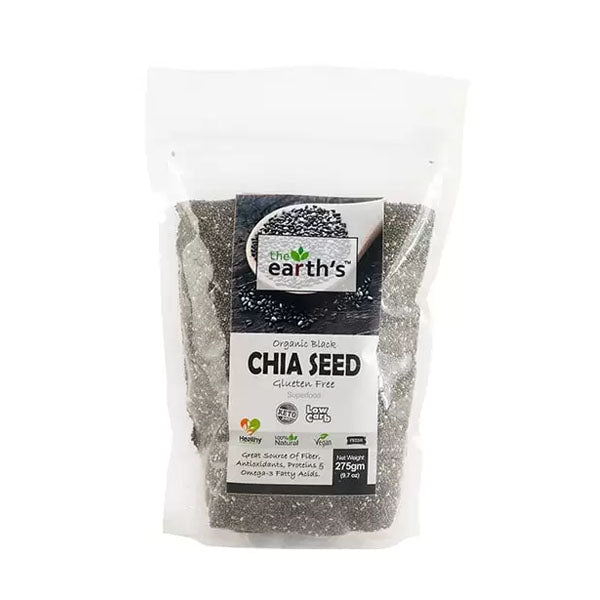 Earth's Organic Black Chia Seed 125gm