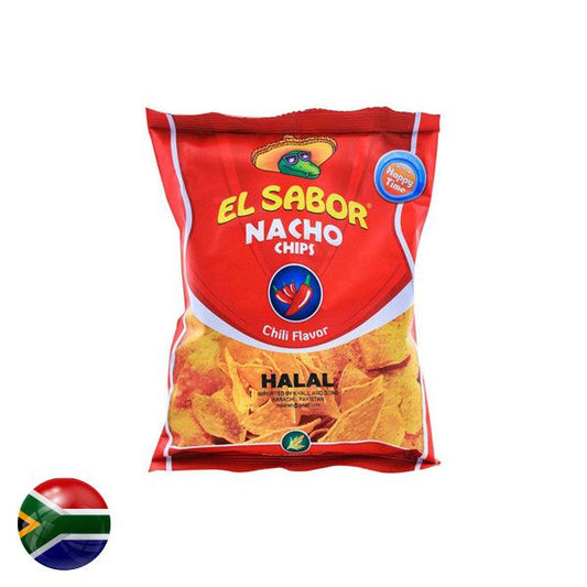 El Sabor Nacho Chips Chili 100 Gm