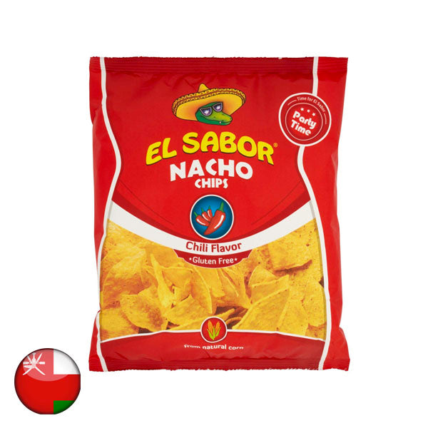 El Sabor Nacho Chips Chili 225 Gm