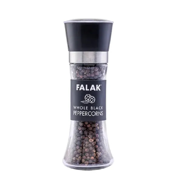 Falak Whole Blacks Peppercorns Bottel 100gm