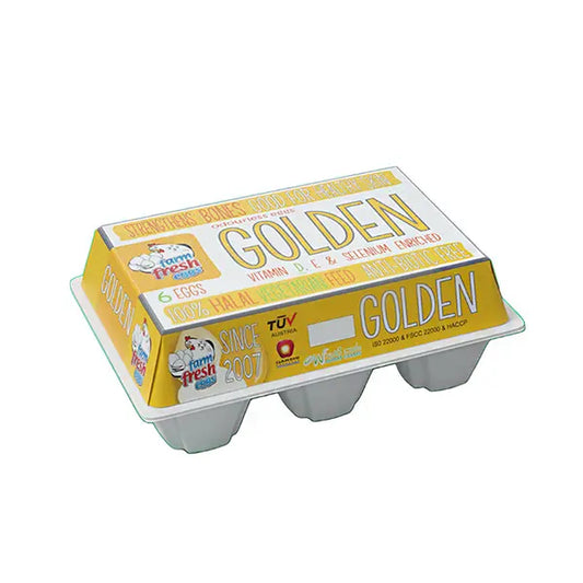 Farm Fresh Golden Eggs 1/2 Dozen