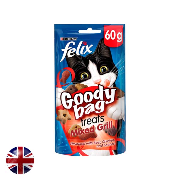 Felix Cat Food Goody Bag Mixed Grill 60Gm