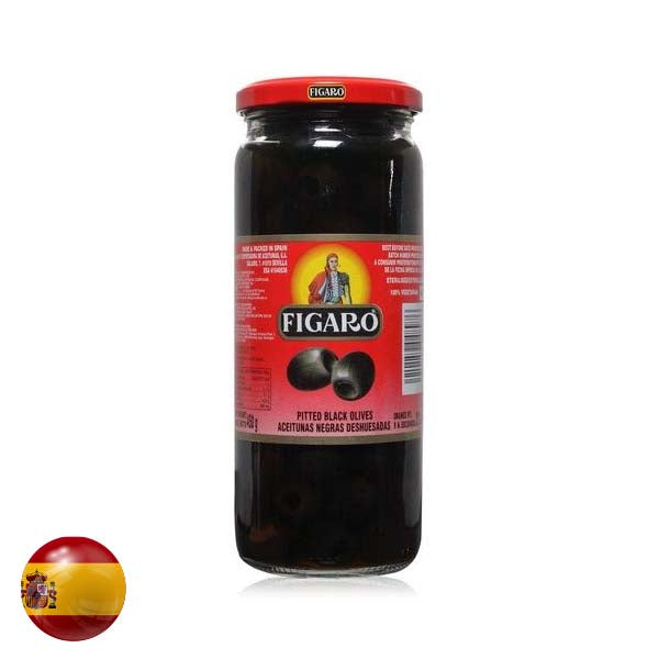 Figaro Olives Black Pitted 240Gm