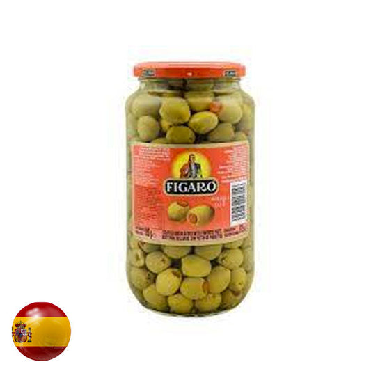 Figaro Queen Green Olives Stuffed 920GM