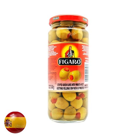 Figaro Stuffed Green Olives 340Gm