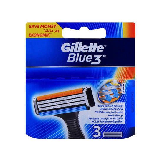 Gillette Blue 3 Cart 3Blades