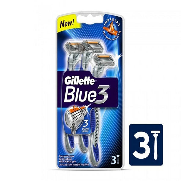 Gillette Blue 3 Razor 3Pcs