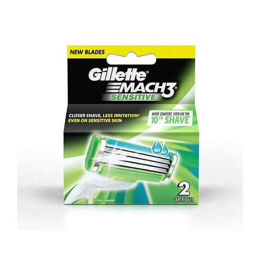 Gillette Mach3 Sensitive Cart 2 Blades