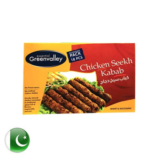 Green Valley Beef Seekh Kabbab 18Pcs